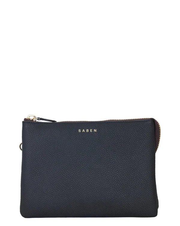Bags & Wallets-SABEN TILLY'S BIG SIS CROSSBODY BAG BLACK