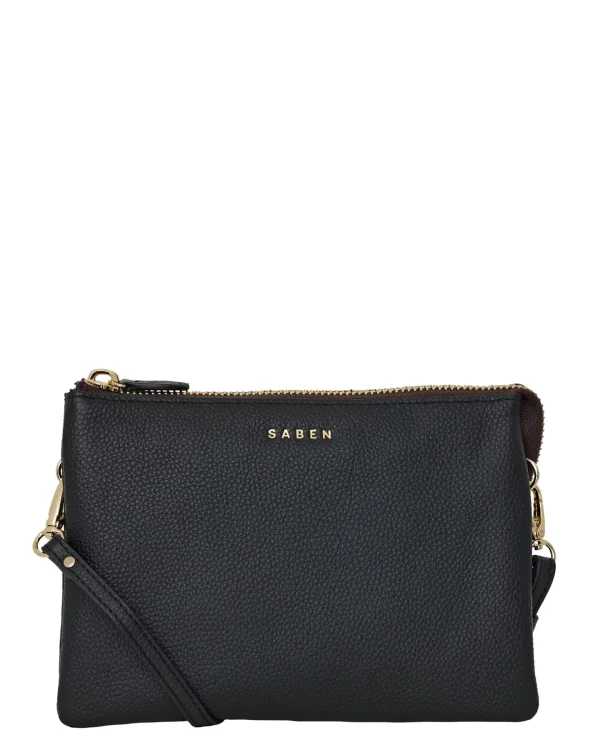 Bags & Wallets-SABEN TILLY'S BIG SIS CROSSBODY BAG BLACK
