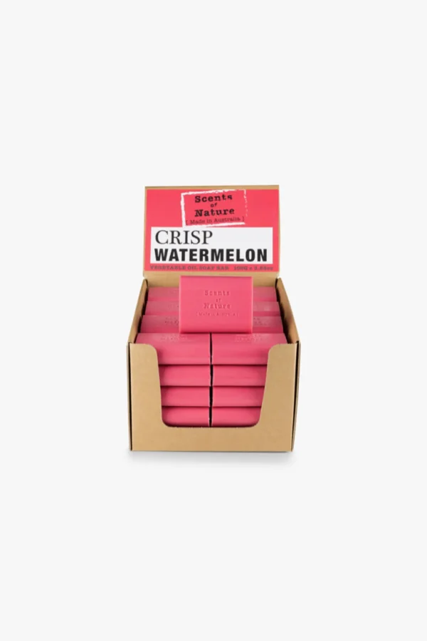 Bed & Bath-SCENTS OF NATURE ROUGH-CUT SOAP CRISP WATERMELON