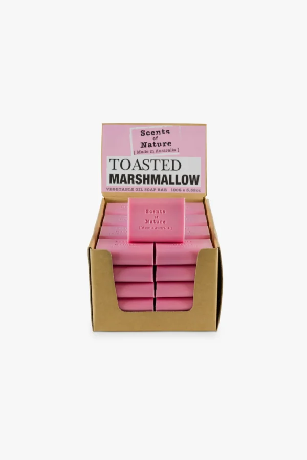 Bed & Bath-SCENTS OF NATURE ROUGH-CUT SOAP TOASTED MARSHMALLOW