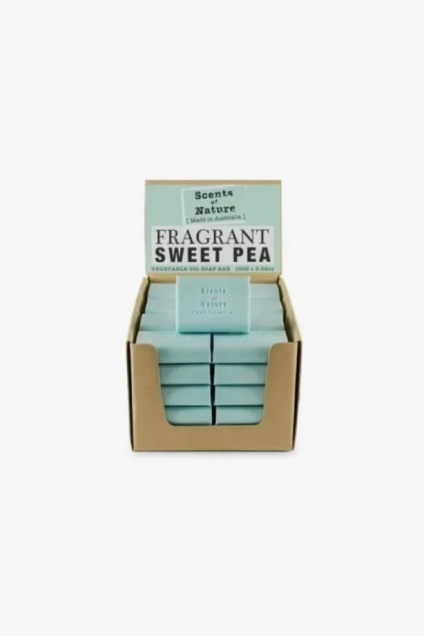 Bed & Bath-SCENTS OF NATURE ROUGH-CUT SOAP FRAGRANT SWEET PEA