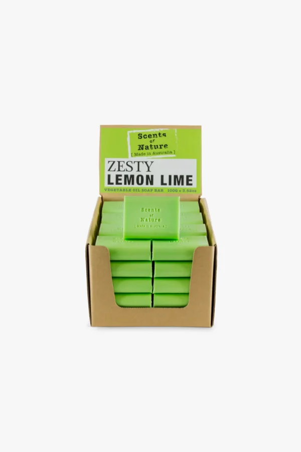 Bed & Bath-SCENTS OF NATURE ROUGH-CUT SOAP ZESTY LEMON LIME
