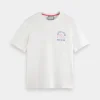 Tees & Tanks-SCOTCH & SODA ARTWORK T-SHIRT WHITE