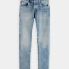 Denim-SCOTCH & SODA ESSENTIALS RALSTON ORGANIC COTTON JEAN AQUA BLUE
