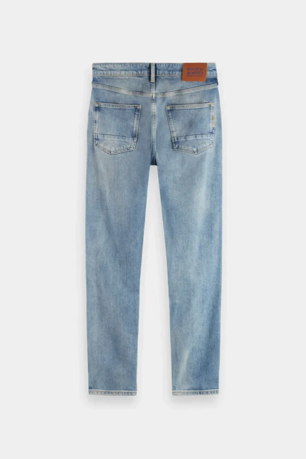 Denim-SCOTCH & SODA ESSENTIALS RALSTON ORGANIC COTTON JEAN AQUA BLUE