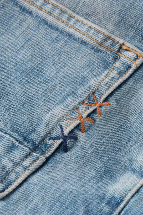 Denim-SCOTCH & SODA ESSENTIALS RALSTON ORGANIC COTTON JEAN AQUA BLUE