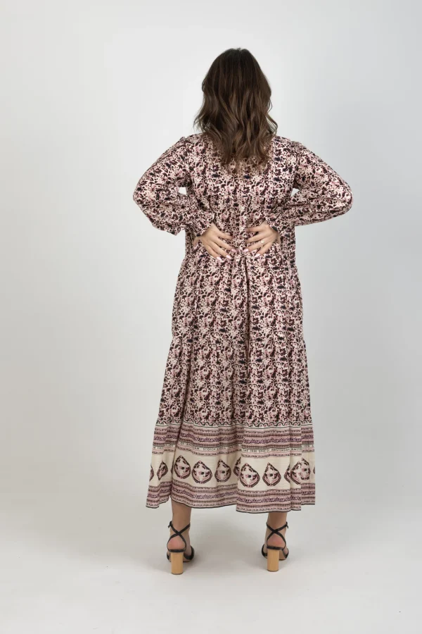 Dresses-SCOTCH & SODA FLOUNCES MAXI DRESS FLORAL
