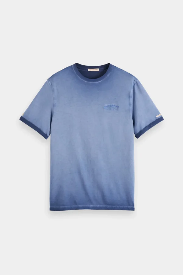 Tees & Tanks-SCOTCH & SODA GARMENT DYE T-SHIRT NAVY