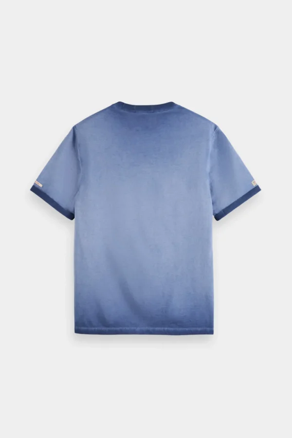 Tees & Tanks-SCOTCH & SODA GARMENT DYE T-SHIRT NAVY
