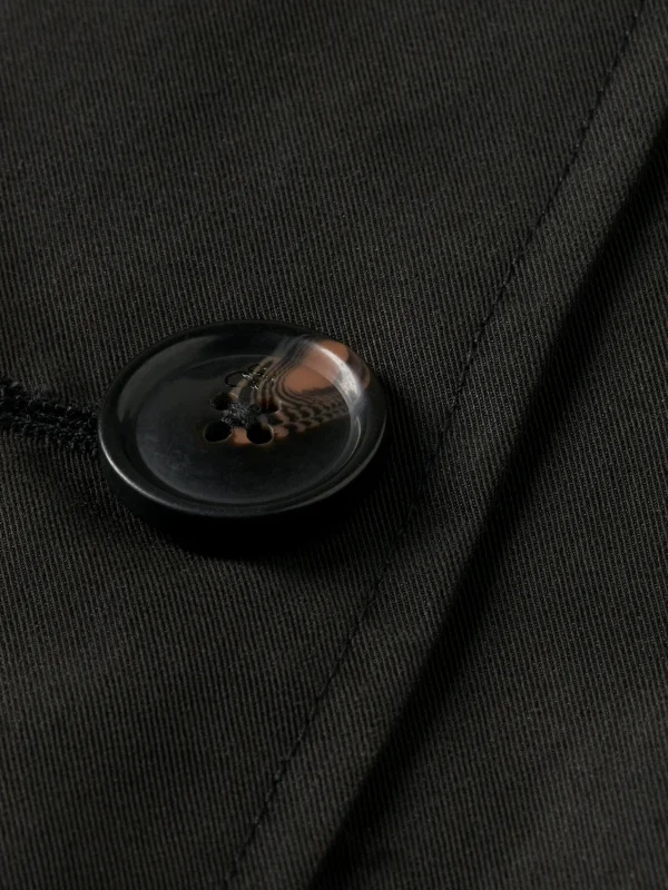 Coats & Jackets-SCOTCH & SODA OVERSIZED BELTED TRENCHCOAT EVENING BLACK