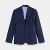 Coats & Jackets-SCOTCH & SODA SEERSUCKER BLAZER NIGHT PINSTRIPE