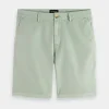 Shorts-SCOTCH & SODA STUART GARMENT DYED SHORT SEAFOAM