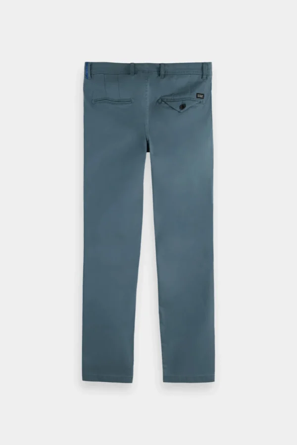 Pants-SCOTCH & SODA STUART SLIM FIT CHINO STEEL
