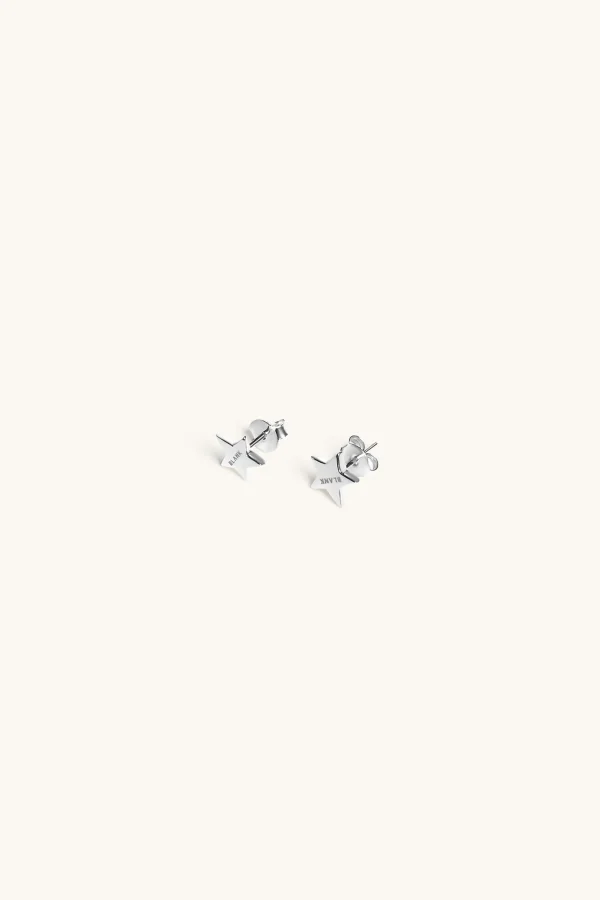 925 Sterling Silver | Jewellery-BLANK SPACE. STAR STUD EARRINGS