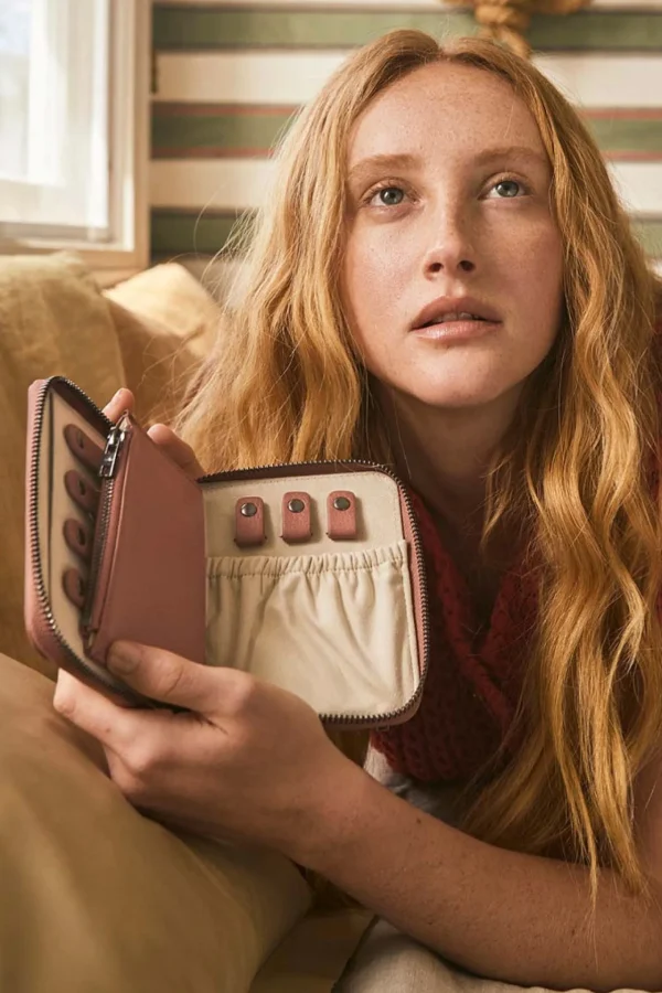 Bags & Wallets-STATUS ANXIETY. CHANGE ALWAYS COMES DUSTY ROSE