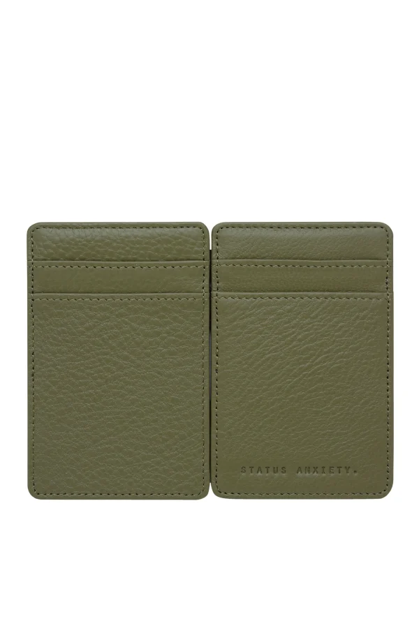 Bags & Wallets | Bags & Wallets-STATUS ANXIETY. FLIP WALLET KHAKI