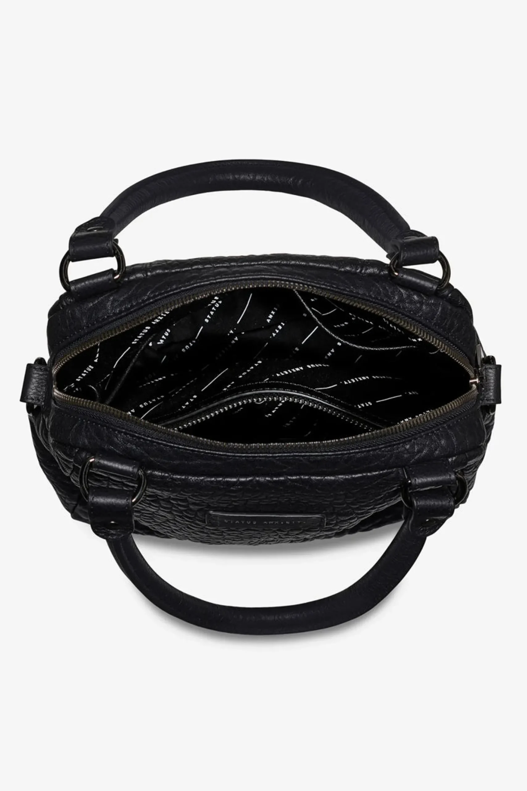 status_anxiety_last_mount_4.webp Bags & Wallets-STATUS ANXIETY. LAST MOUNTAINS BLACK BUBBLE