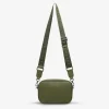 Bags & Wallets-STATUS ANXIETY. PLUNDER WITH WEBBED STRAP KHAKI