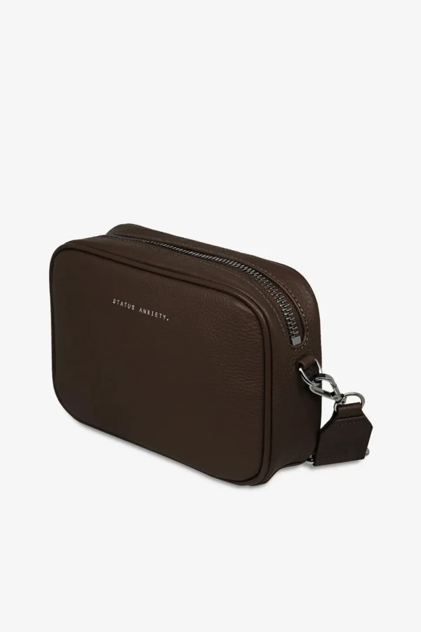Bags & Wallets-STATUS ANXIETY. PLUNDER WITH WEBBED STRAP COCOA