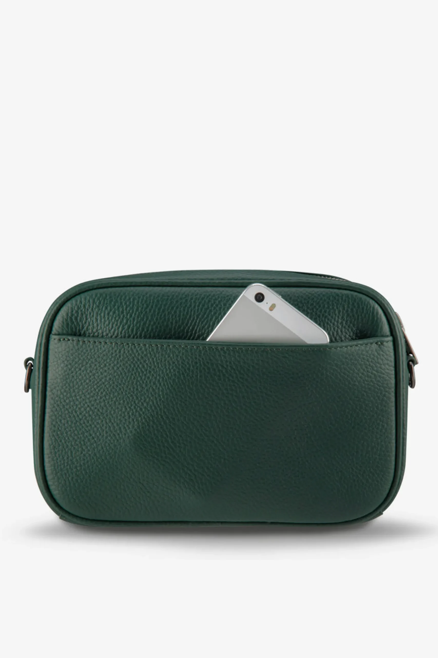 status_anxiety_plunder_wi_2.webp Bags & Wallets-STATUS ANXIETY. PLUNDER WITH WEBBED STRAP GREEN