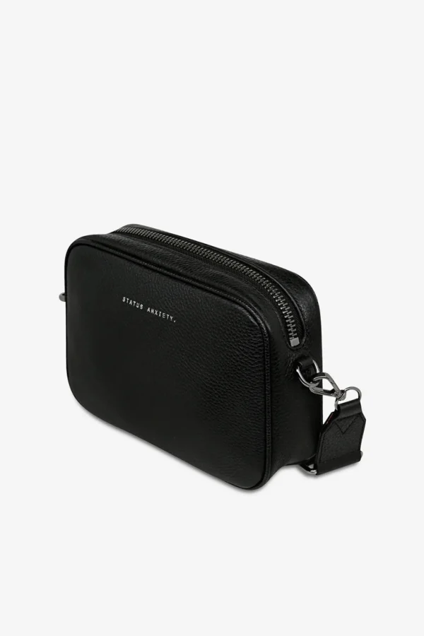 Bags & Wallets-STATUS ANXIETY. PLUNDER WITH WEBBED STRAP BLACK