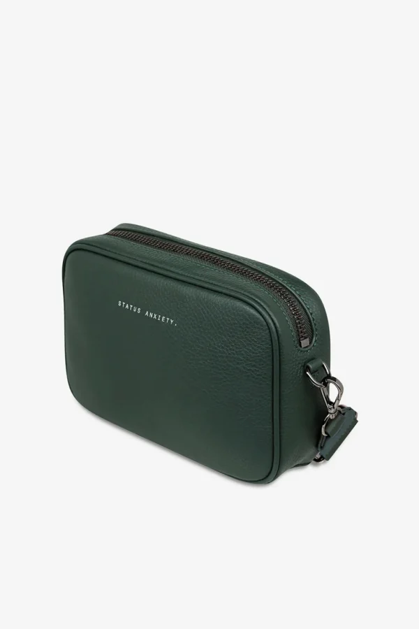 Bags & Wallets-STATUS ANXIETY. PLUNDER WITH WEBBED STRAP GREEN