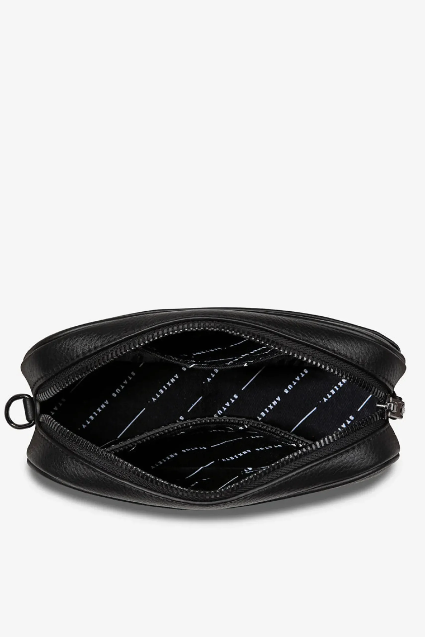 status_anxiety_plunder_wi_4-2.webp Bags & Wallets-STATUS ANXIETY. PLUNDER WITH WEBBED STRAP BLACK