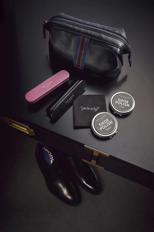 Gifts-TED BAKER SHOE SHINE KIT BAG