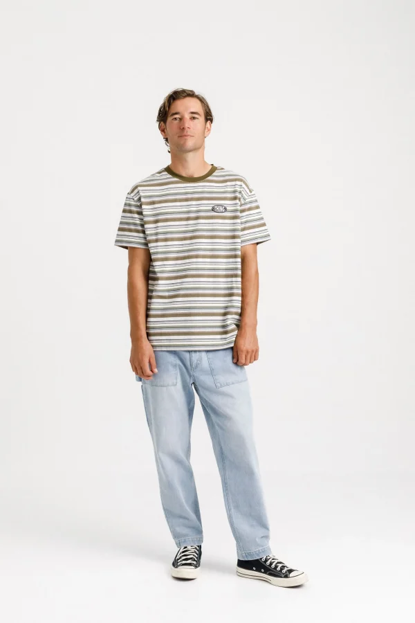 Tees & Tanks-THING THING AMPLE TEE EARTH STRIPE