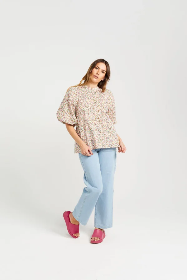 Shirts & Tops-THING THING AMY TOP - COSMO