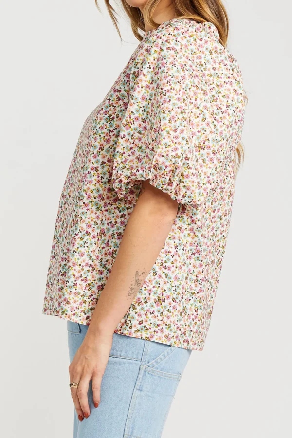 Shirts & Tops-THING THING AMY TOP - COSMO