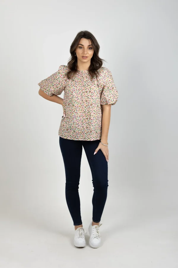 Shirts & Tops-THING THING AMY TOP - COSMO