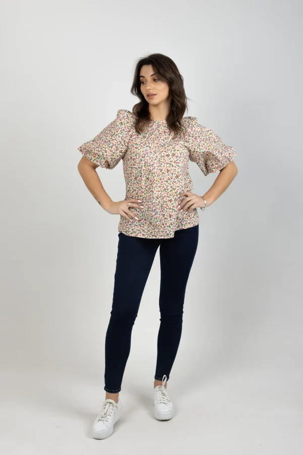 Shirts & Tops-THING THING AMY TOP - COSMO