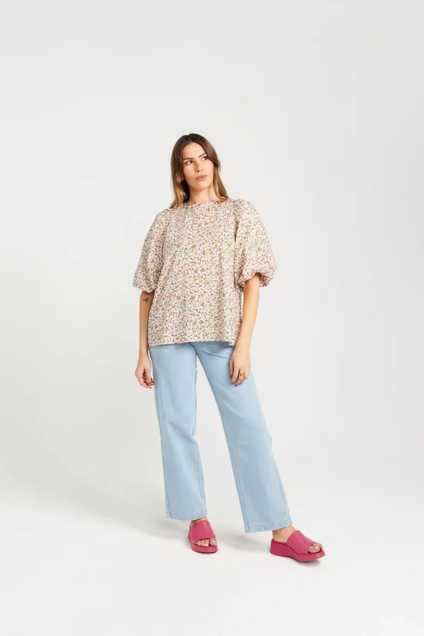 Shirts & Tops-THING THING AMY TOP - COSMO