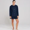 Coats & Jackets-THING THING BOWTIQUE SHACKET INDIGO DENIM
