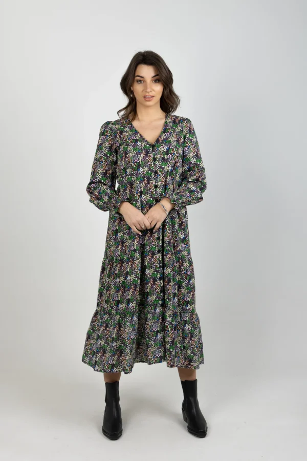 Dresses-THING THING HAPPINESS DRESS BLOOMY