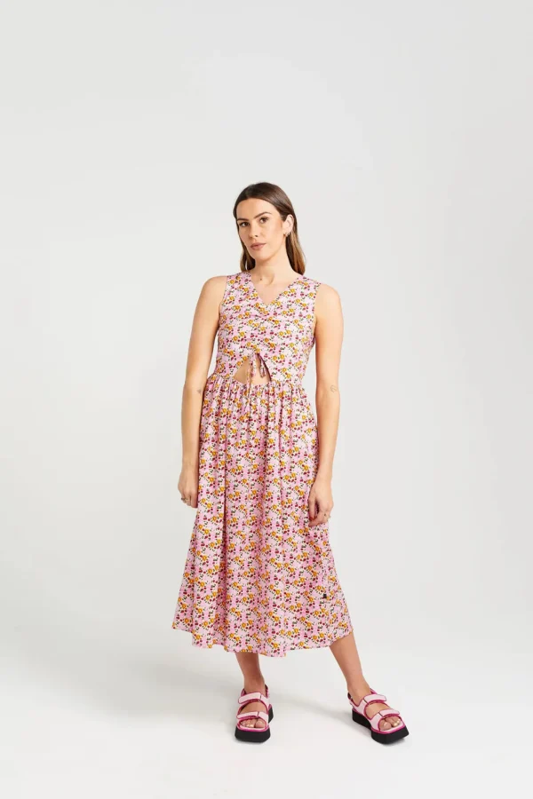 Dresses-THING THING KIPPAH DRESS POSY