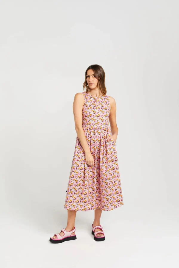 Dresses-THING THING KIPPAH DRESS POSY