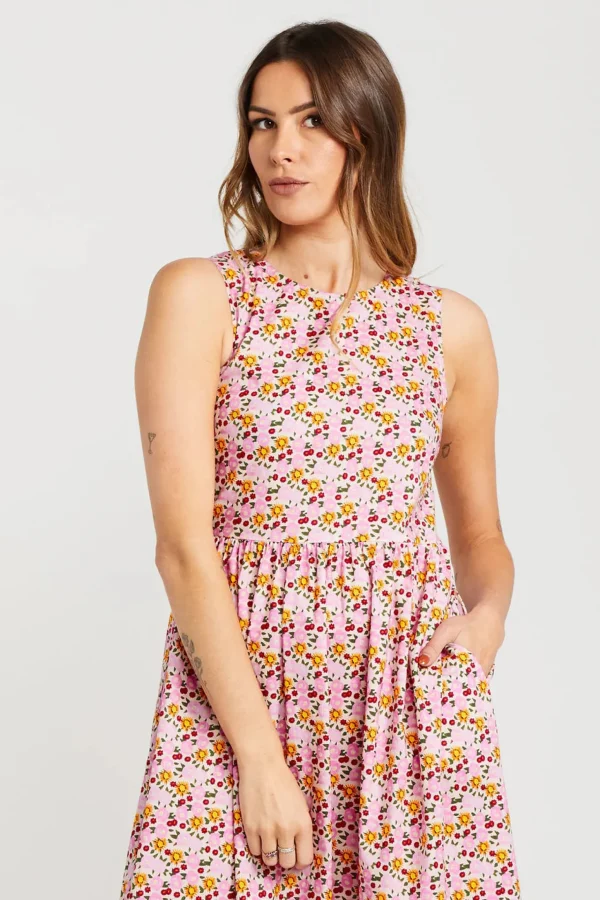 Dresses-THING THING KIPPAH DRESS POSY