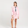 Coats & Jackets-THING THING LEAGUE JACKET CANDY FLOSS