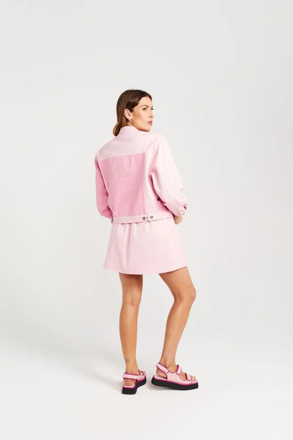 Coats & Jackets-THING THING LEAGUE JACKET CANDY FLOSS
