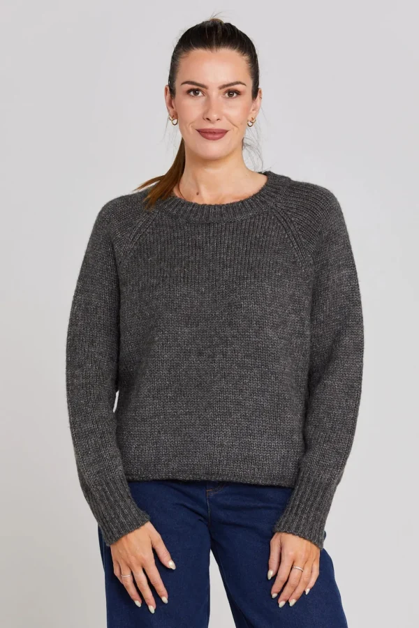 Sweaters & Knitwear-THING THING LILO JUMPER ONYX