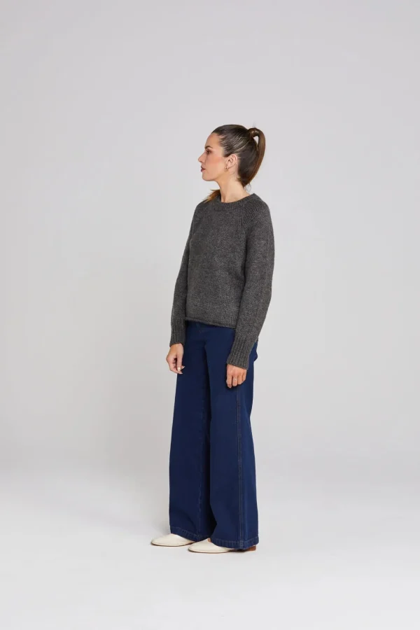 Sweaters & Knitwear-THING THING LILO JUMPER ONYX