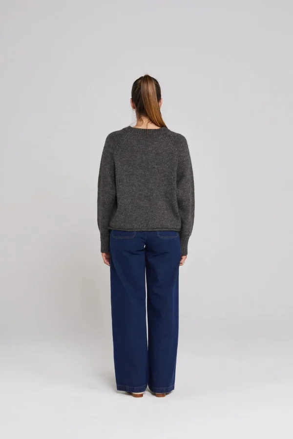 Sweaters & Knitwear-THING THING LILO JUMPER ONYX