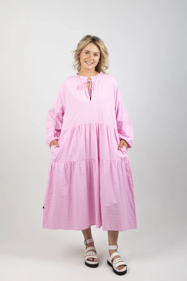 Dresses-THING THING PARADISE DRESS CANDY