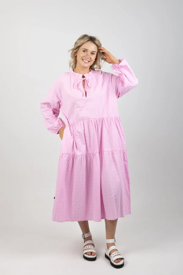 Dresses-THING THING PARADISE DRESS CANDY