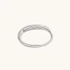 925 Sterling Silver | Jewellery-BLANK SPACE. TWISTED NAIL BANGLE