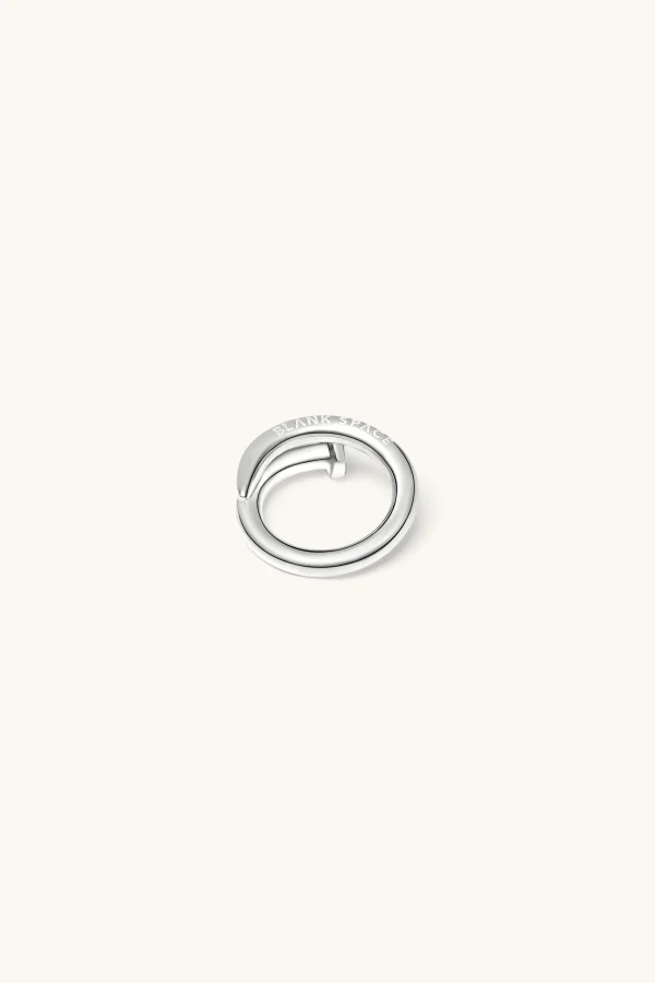 925 Sterling Silver | Jewellery-BLANK SPACE. TWISTED NAIL RING