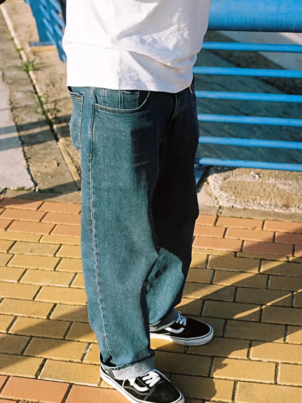 Denim-VOLCOM BILLOW DENIM WASHED BLUE