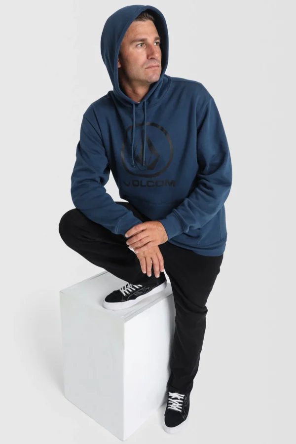Sweaters & Knitwear-VOLCOM BOULDER PULLOVER VINTAGE NAVY